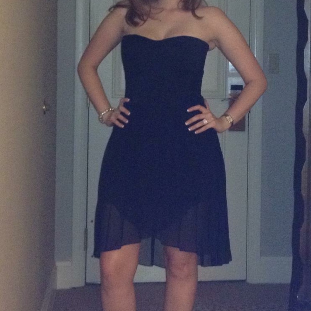 BCBG MaxAzria strapless dress